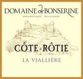 Étiquette du Domaine de Bonserine Côte-Rôtie la Viallière